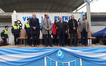 Acto patrio “Choromoro de Celeste y Blanco” con la presencia del intendente Antonio Moreno y el legislador Roberto Moreno