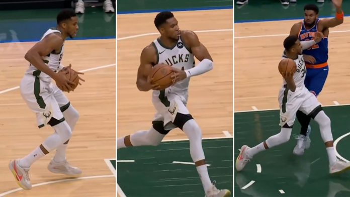“Puede no gustar, pero es legal”: la jugada del griego Giannis Antetokounmpo que debate toda la NBA