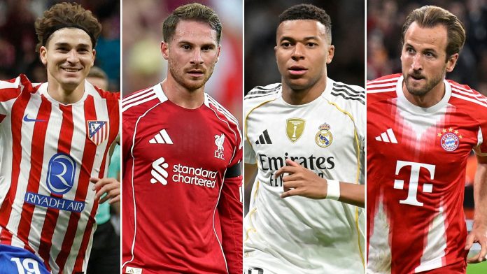 Con los atractivos duelos entre Liverpool-Real Madrid y PSG-Bayern Múnich se pone en marcha la fecha 4 de la Champions League