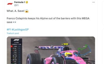 La sorprendente maniobra de Franco Colapinto en la qualy del Gran Premio de Las Vegas: “¡Qué salvada!»