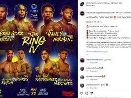 Las perlitas de la presentación de la pelea del Puma Martínez con Bam Rodríguez: remera especial, gesto a lo Rocky Balboa y broma en inglés