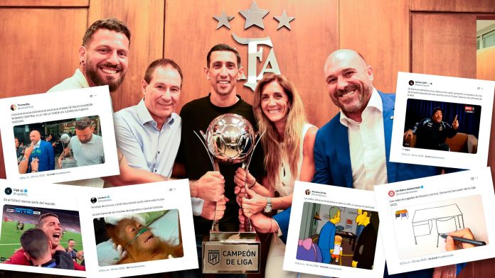 Los mejores memes del trofeo de “Campeón de Liga” que recibió Rosario Central, con la competencia aún en desarrollo