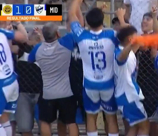 Midland se consagró campeón absoluto y logró un histórico ascenso a la B Nacional: el festejo de Agustín Orion en la tribuna