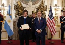 Peter Lamelas habló tras iniciar su ciclo como embajador: “Es un momento único para la relación entre EEUU y Argentina”
