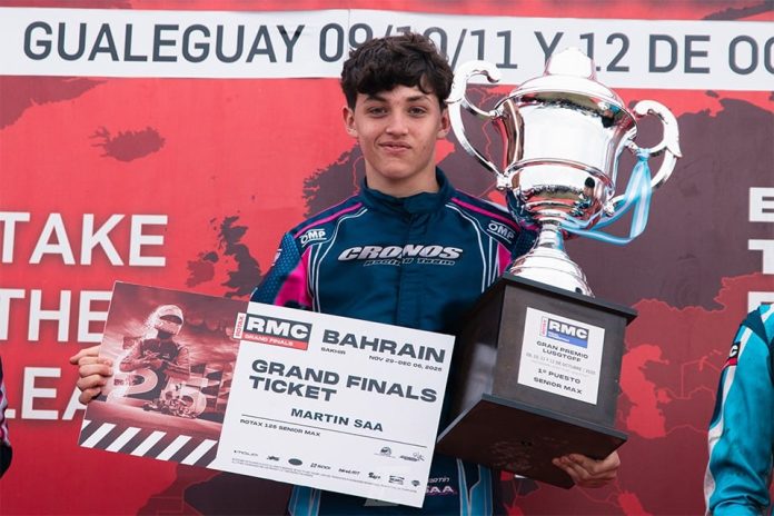 Tiene 14 años, compite con la “magia” de Colapinto y representará a la Argentina en el Mundial de Karting