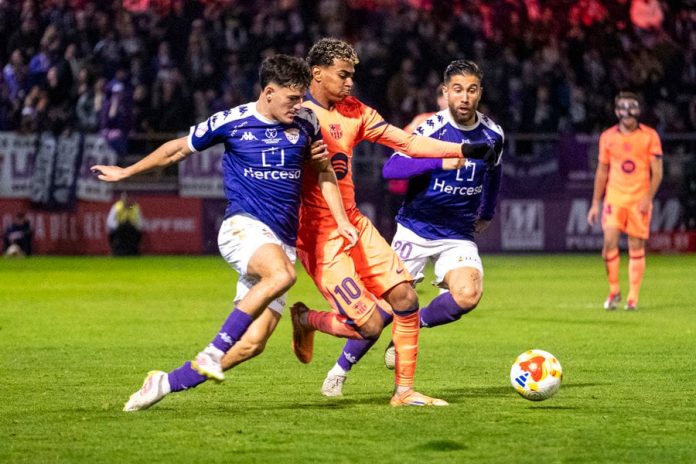Dos goles en el tramo final clasifican al Barcelona ante un combativo Guadalajara