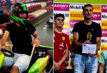 “Espectaculares” maniobras y una peculiar respuesta tras lograr el trofeo: el detrás de escena de la carrera de kartings que ganó Scaloni