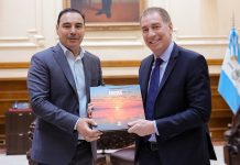 Gustavo Valdés le adelantó a Diego Santilli el acompañamiento al paquete de reformas