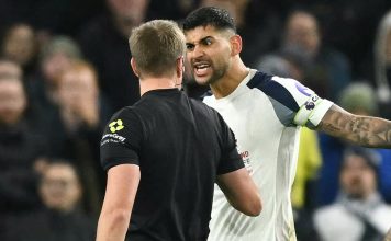 La FA acusó al Cuti Romero por “conducta agresiva” en su expulsión ante Liverpool y podría recibir una sanción adicional en Tottenham