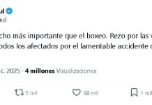 La reacción de Jake Paul tras el trágico accidente que protagonizó Anthony Joshua luego de la pelea que los enfrentó