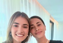 La singular remera que lució Antonela Roccuzzo con una de las fotos más importantes en la carrera de Lionel Messi