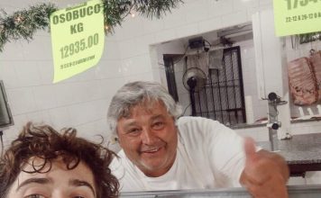 Las fotos virales de Franco Colapinto durante sus vacaciones en Argentina: la selfie en la carnicería y la postal con una chocolatada
