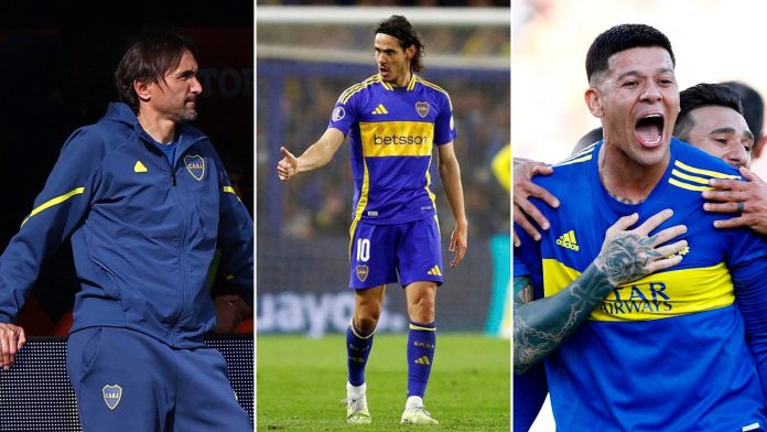 “No volaba una mosca”: Diego Martínez confesó un momento de tensión con Cavani y Rojo en su paso por Boca