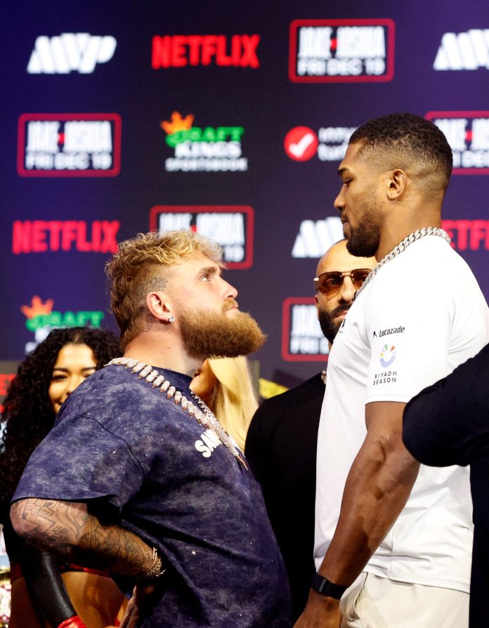 Reglas especiales, una impactante diferencia física y el rumor sobre una astronómica bolsa: los detalles de la pelea de Jake Paul y Anthony Joshua