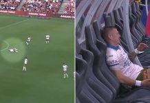 Se lesionó cuando se acercaba al saque inicial y se retiró llorando: la curiosa secuencia que dio la vuelta al mundo