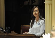 Villarruel hizo un acto para criticar el manejo de la pandemia: fueron dos libertarios resistidos por Karina Milei
