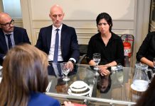 Baja en la edad de imputabilidad: Patricia Bullrich se reunió con la madre de Jeremías Monzón en el Senado