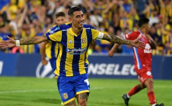 El gol de penal de Ángel Di María que no alcanzó para el triunfo de Rosario Central en el debut en el Apertura