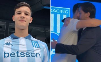 La presentación oficial de Valentín Carboni en Racing, con la participación de un famoso periodista europeo: “Ya está acá”
