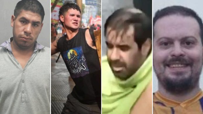 Disturbios por la reforma laboral: quiénes son los 17 manifestantes que el Gobierno identificó en la marcha del Congreso