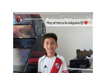 El sobrino del Diablito Echeverri se sumó a las inferiores de River Plate: el esperanzador mensaje del jugador del Girona