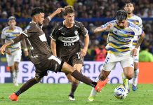 Insultos frente a frente: el fuerte cruce entre Paredes y Heredia durante el empate entre Boca y Platense