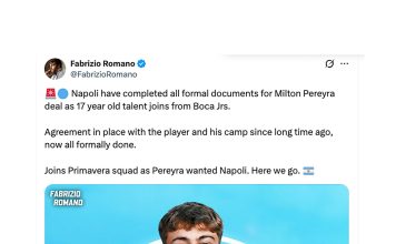 La joya de las Inferiores que perdió Boca Juniors por la patria potestad y será refuerzo del último campeón de Italia