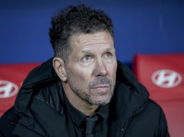 La reacción del Cholo Simeone tras el gol de Julián Álvarez con el que cortó una sequía de 65 días sin gritar: “Lo necesitaba”